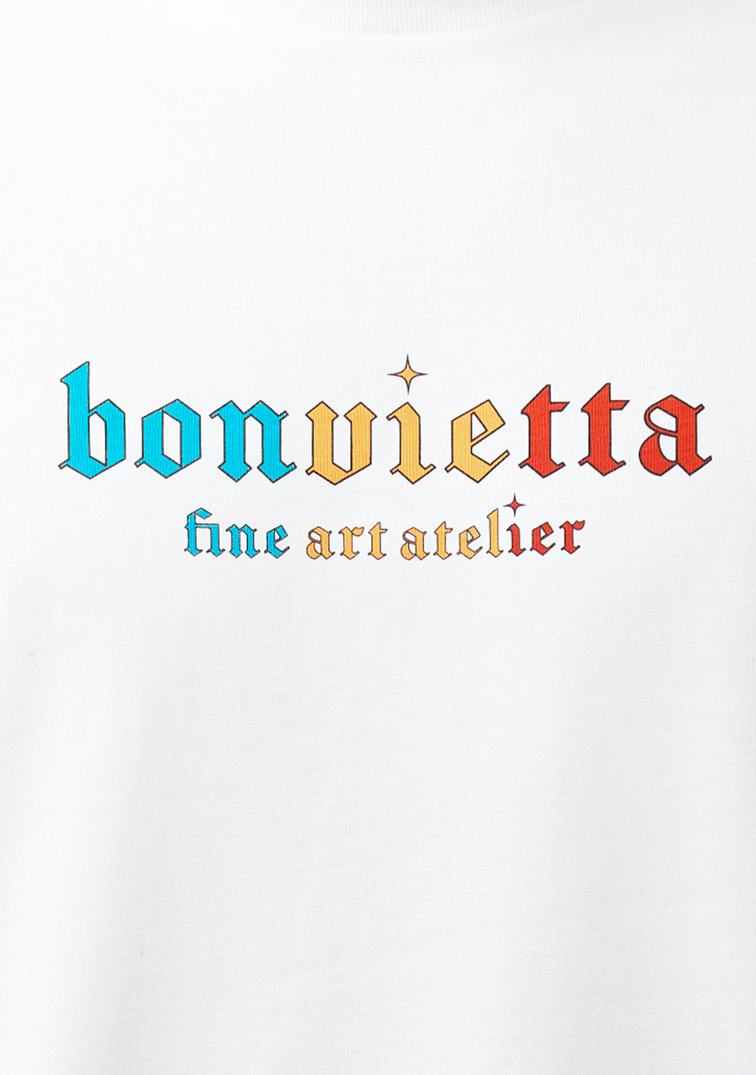 Bonvietta Color Block Tee Close Up
