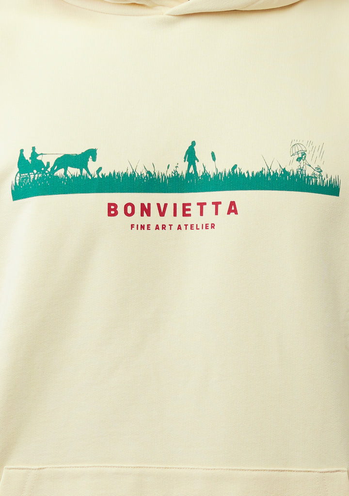 Bonvietta Wanderlust Trail Hoodie Close Up