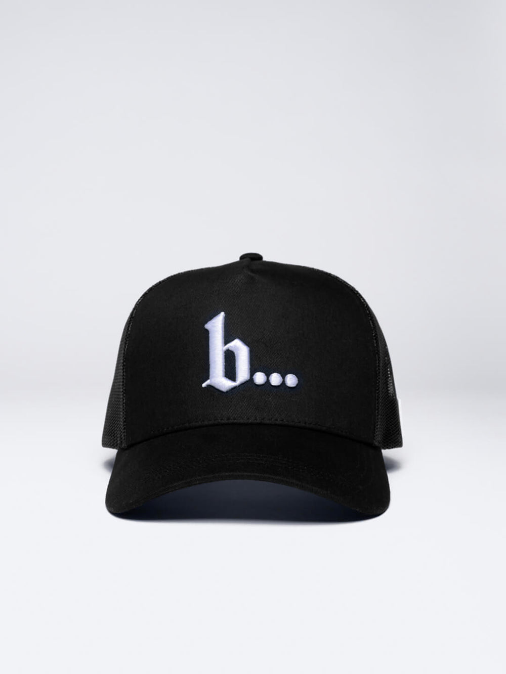 Bonvietta Ellipsis Trucker Hat Front View