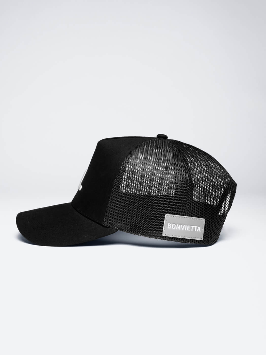 Bonvietta Ellipsis Trucker Hat Side View